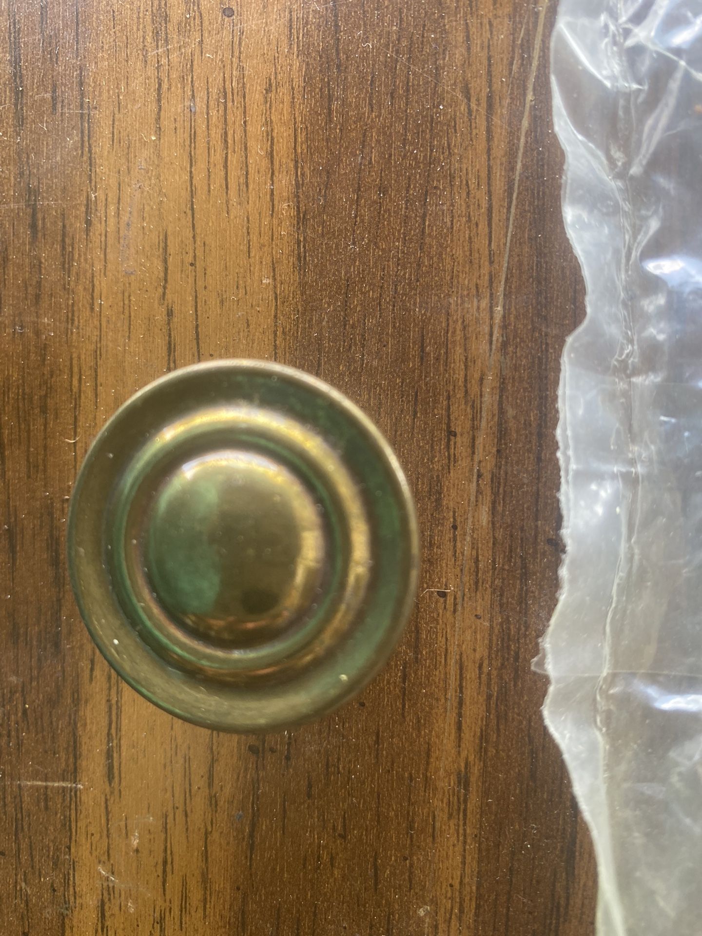 12 Antique Brass Knobs - NIB- Never Opened