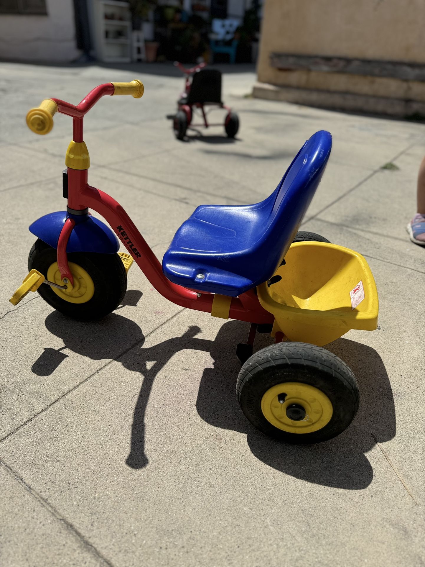 Kettler Tricycle Blue Red Yellow for Sale in Los Angeles CA OfferUp