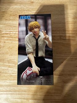 SEGA Chainsaw Man Denji Premium Chokonose Figure Brand New