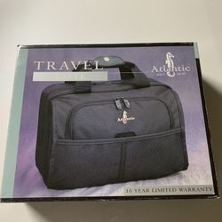 Atlantic Black Cherry Canvas Multi Pocket Travel Carry On Luggage Bag 