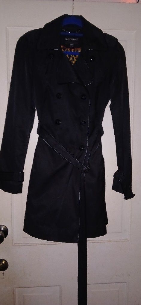 Express Ladies Black Button Down Jacket