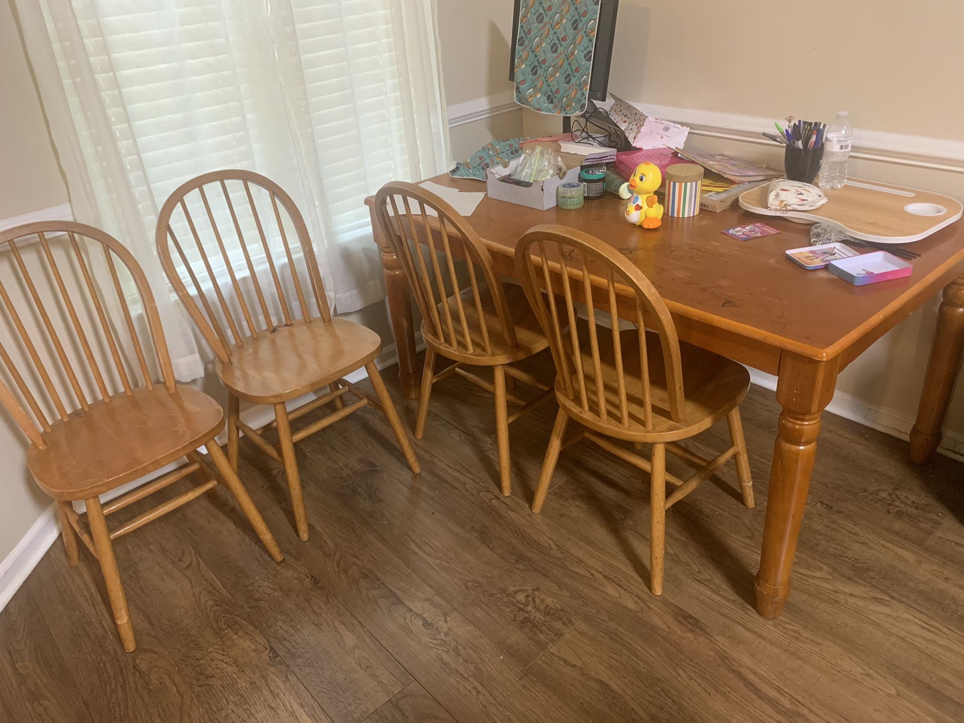Dining Table With 4 Chairs