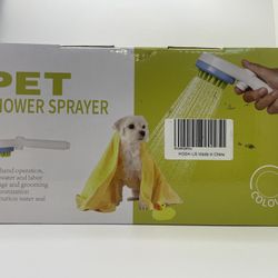 🛁 3-in-1 Dog Shower Attachment Set – Brand New (Grey)