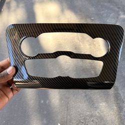 Carbon Fiber Central Control Air Conditioning A/C Panel Cover tirm for Dodge Charger 2015+