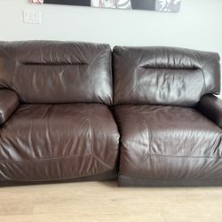 Leather Couch 