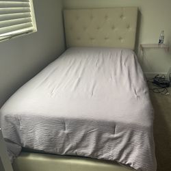 Twin Bed Frame With Box Spring And Mattress 