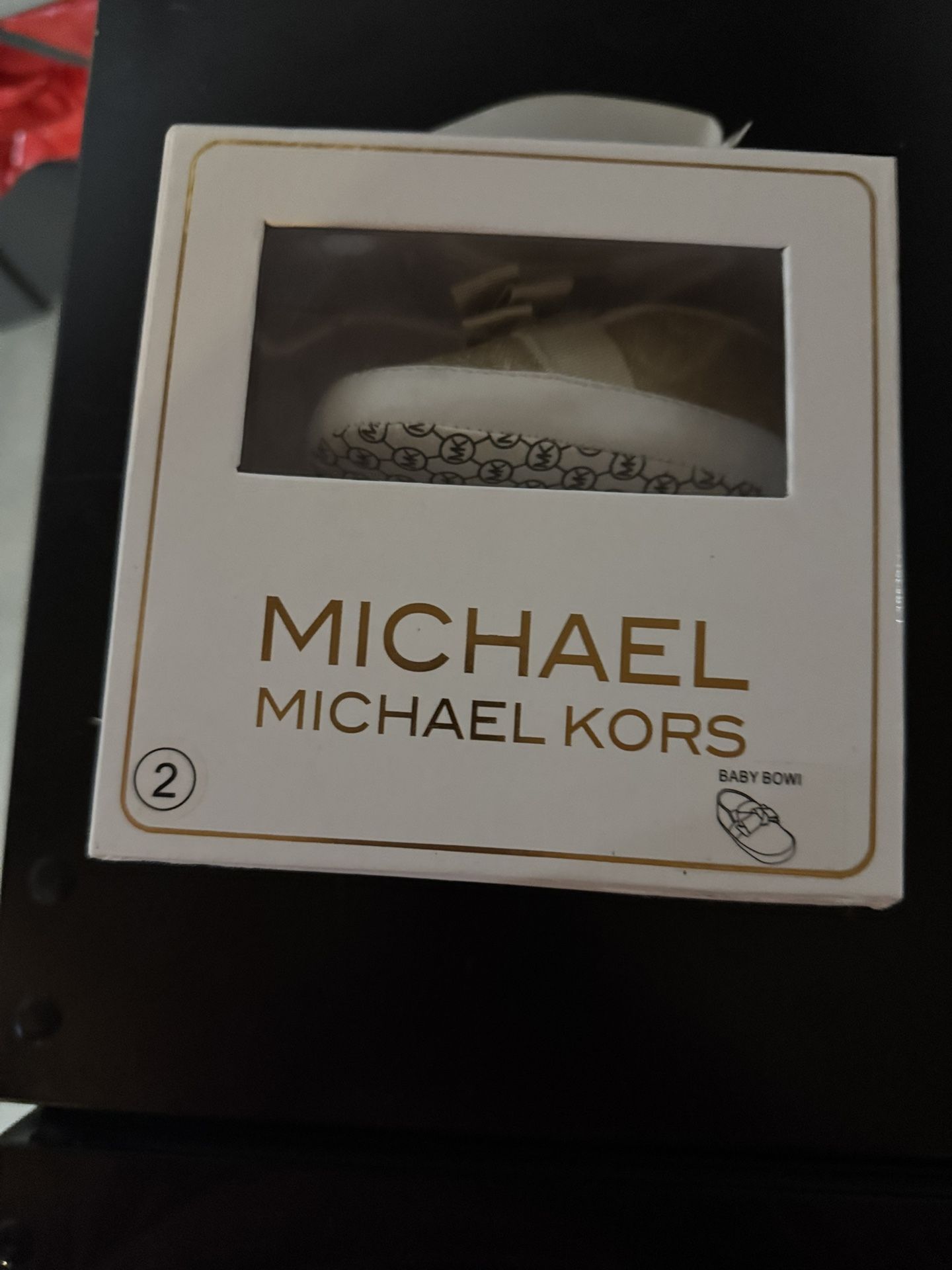 Michael Michael Kors baby bow shoes, size 2