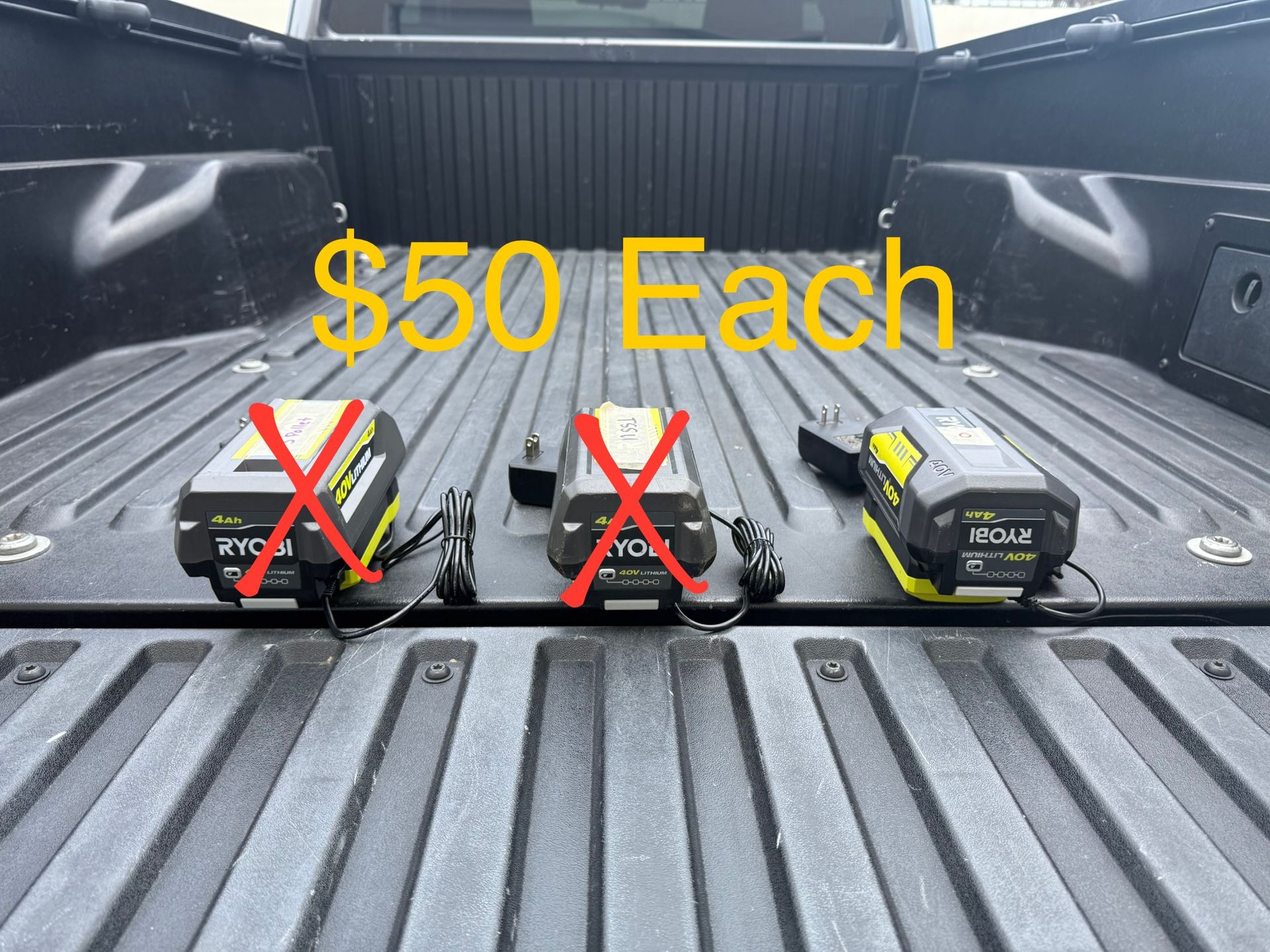 RYOBI 40V 4.0ah Battery & Charger Combo Kit **FIRM PRICE**