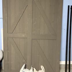 Barn Door 33 1/2 Wide Each Panel  83 1/2 Length 