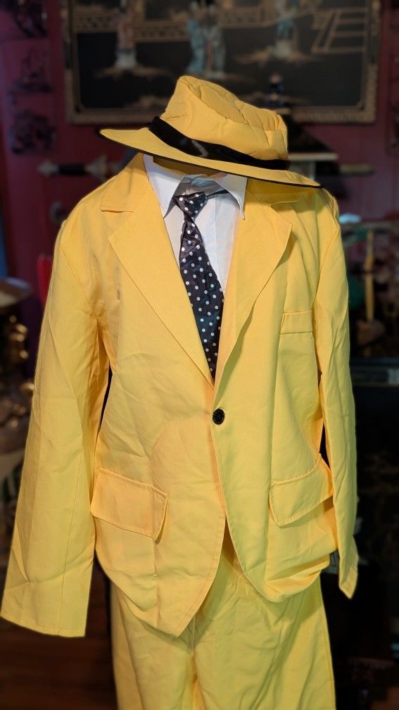 Large The Mask Jim Carrey Morphcostumes Halloween Costume Suit