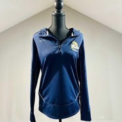 Small Nike DriFit Hooded Quarter Zip Long Sleeve