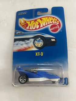 New Hot Wheels XT-3 #230 Blue Card Blue White Diecast MOC