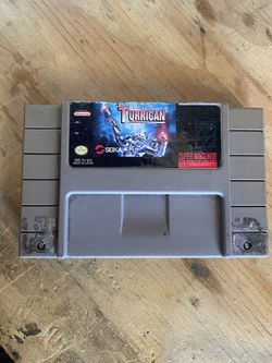 Super Turrican Snes Game Cartridge 