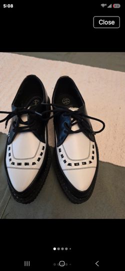 ***NEW***Tuk brand Black and White Creeper Shoes