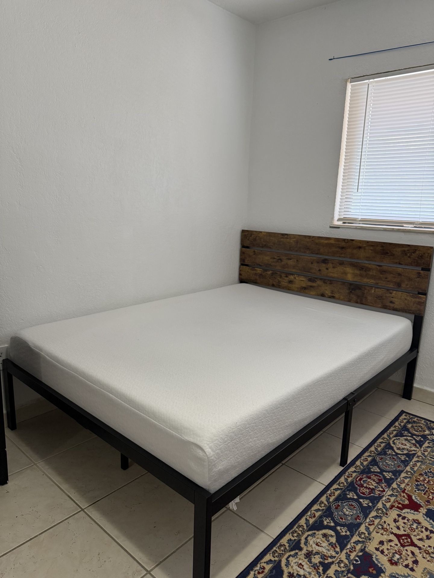 Bed Frame With Mattress