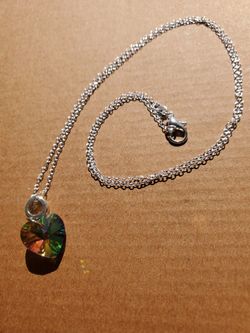 Sparkly Rainbow Heart