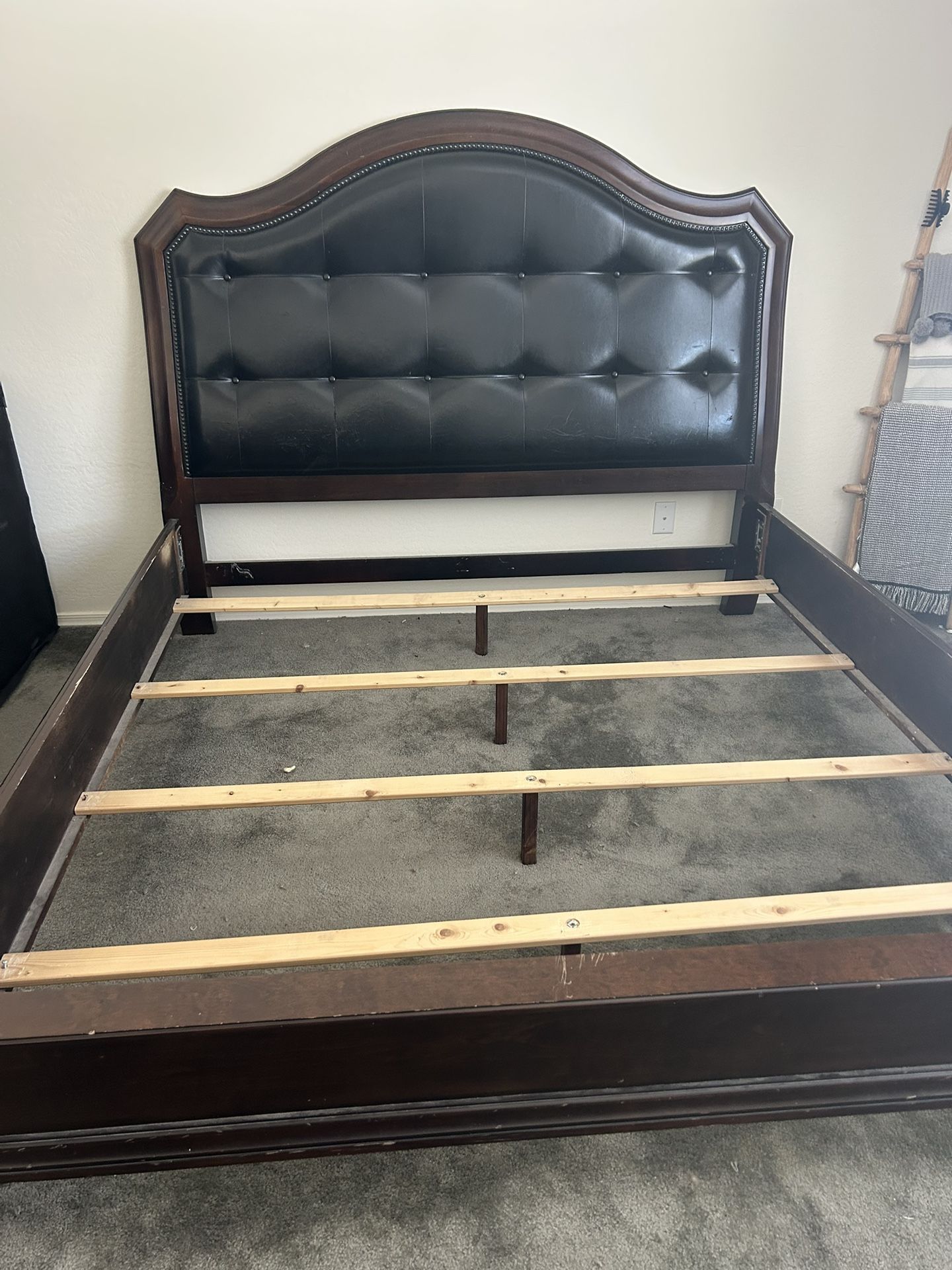 Cali King Bed Frame With Head Board.