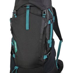 75L Camping Hiking Backpack High Sierra Pathway 2.0 with Hydration Storage Sleeve Black Color