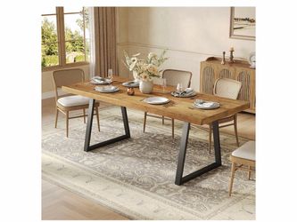 Industrial Dining Table | Seats 4–6 | 63”