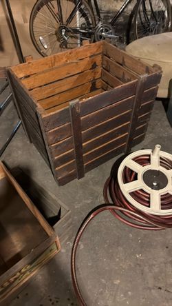 Vintage wood crates from holland