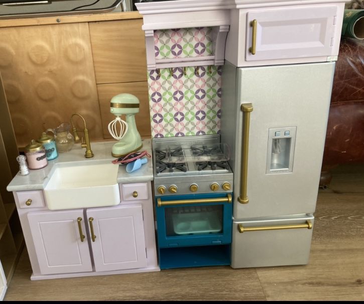 American  Girl doll Toy kitchen  