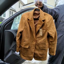 Brown Blazer Jacket