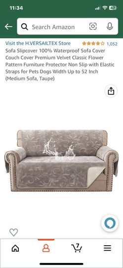 Sofa Slipcover 52 Inches NEW