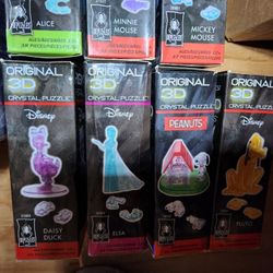 3D CRYSTAL PUZZELS 