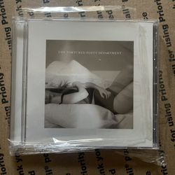 Taylor Swift hand signed TTPD CD