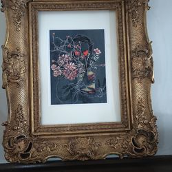 Golden decorative frame