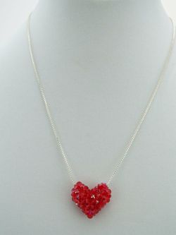 Genuine swarovski crystal and sterling silver necklace