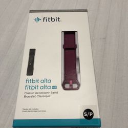 New Fitbit Alta HR Classic Accessory Band Fucshia Size Small