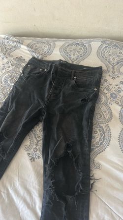 Black Purple Brand Jeans