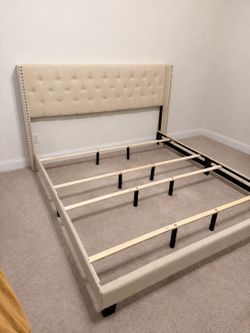 King Sized Headboard/Bedframe  (delivery available depends on distance)