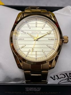 Invicta Celestial Hollis Model 69192 Gold-Tone Men's Watch 42mm New in box