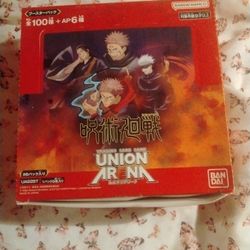 Jujutsu Kaisen Union Arena Box With All Commons And 13 Holos