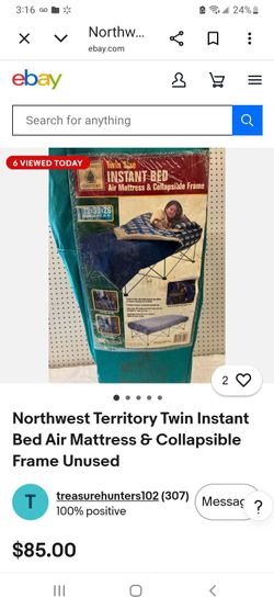 Insta bed in case with wheels