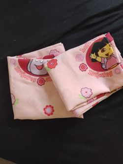 New Dora curtains with boots children Spanish chica approximately 64 in long new el baby