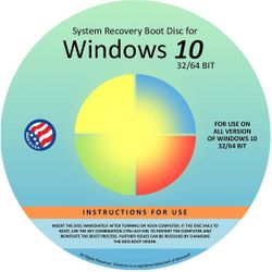Reinstall DVD For Windows 10 All Versions 32/64 bit. Recover, Restore, Repair Boot Disc, and Install to Factory Default will Fix PC Easy!