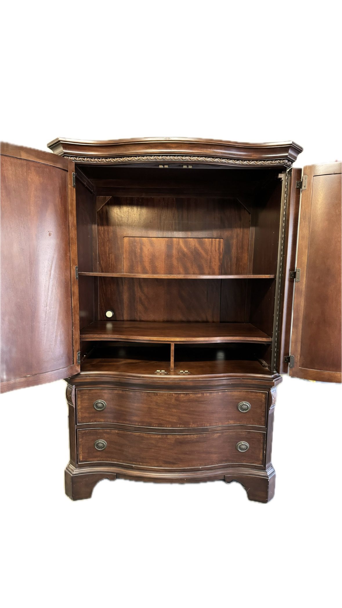 Wooden TV Armoire / Dresser