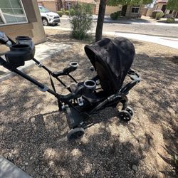 Double Seat Stroller 