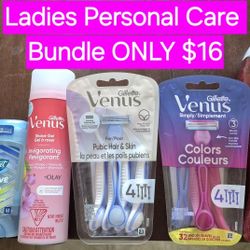 Ladies Personal Care Bundle ONLY $16. Includes everything Pictured Above. 