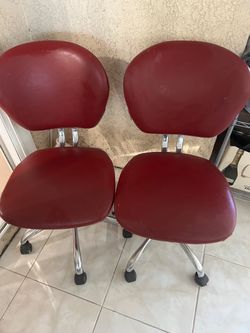 2 Red Chairs