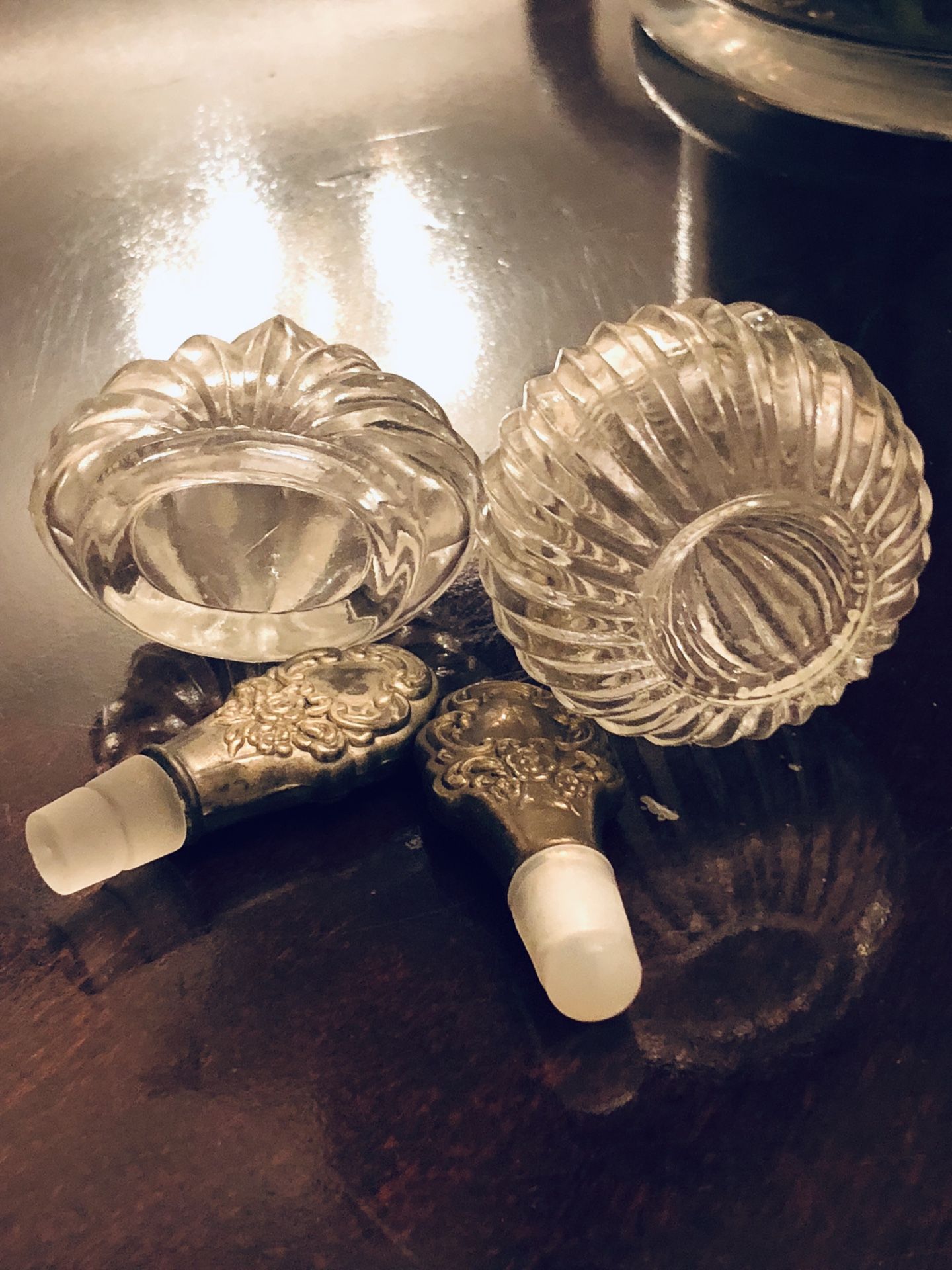 Vintage Crystal Parfumerie Decanters