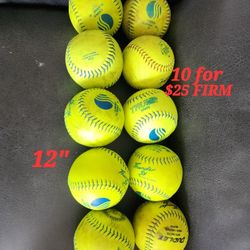 Bag Of Softballs (12" Balls)