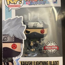 Funko POP! Animation Naruto Shippuden Kakashi with Lightning Blade Exclusive