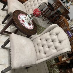 Set of 2 Wingback/Highback Accent Chairs, Excellent Condition, Fully Padded $40 Each