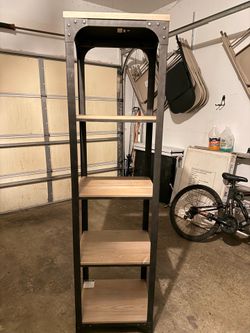6ft 5 TIER WOODEN SHELF