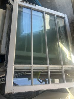 Can Paint For You! Halloween Or Fall 6 Vintage Windows Varying Sizes And  Panes One Frosted Glass