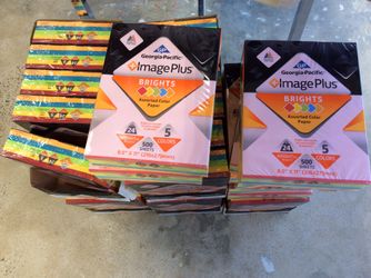 Assorted Colors Printer Paper 500 sheets